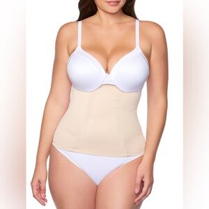 NWT CUPID Beige No Visible Lines Step-In Waist Cincher SZ Large